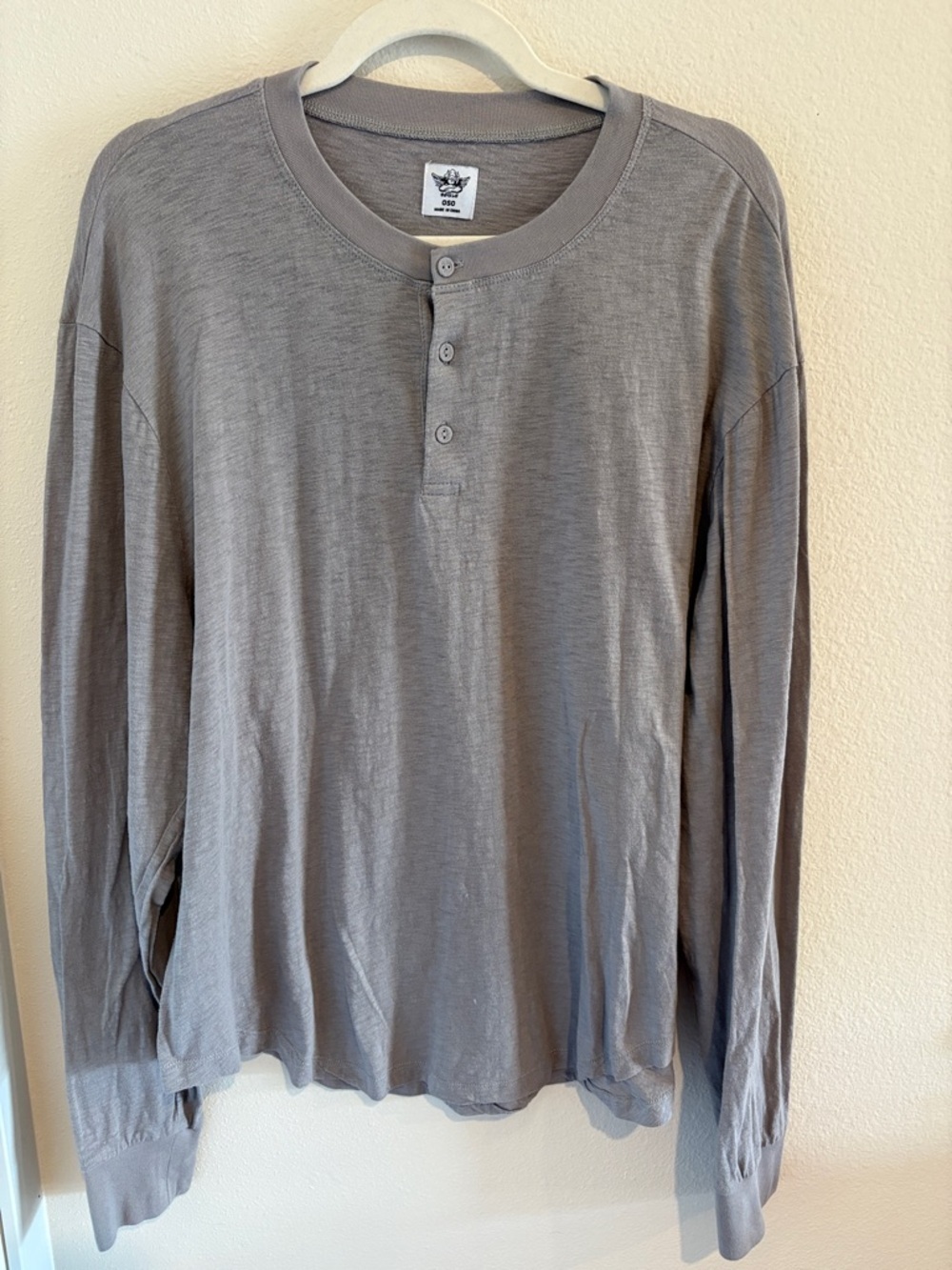 Boys Lie Gray Long Sleeve Shirt with girl on motorcycle - Picture 4 of 5